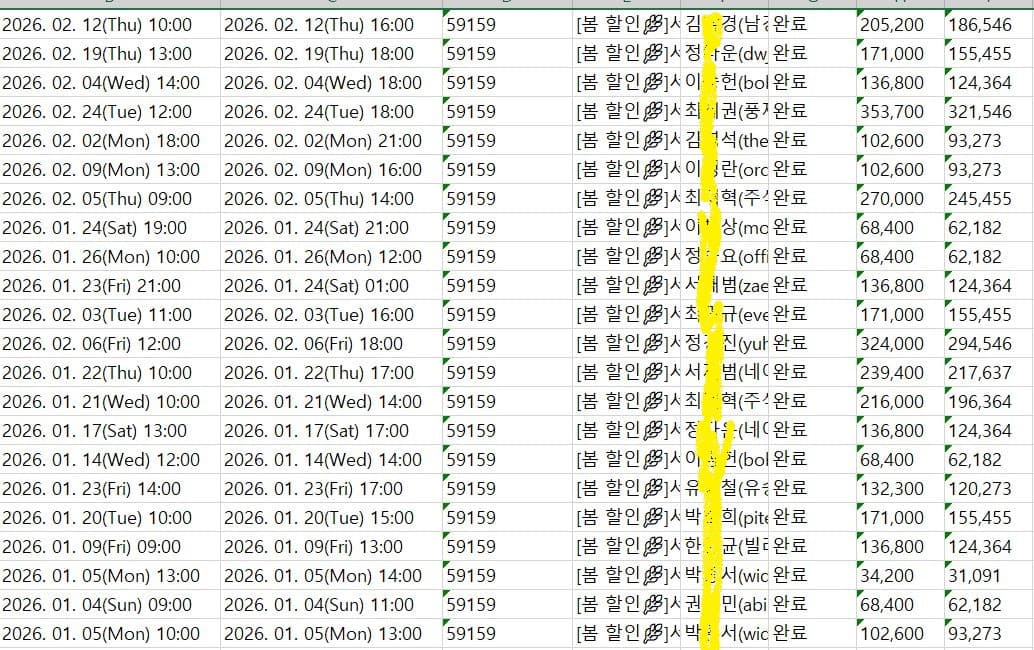 매출 증빙 1