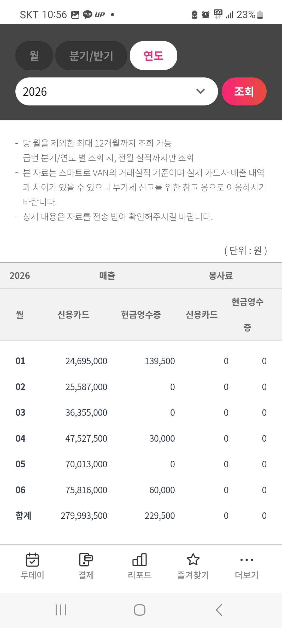 매출 증빙 1